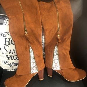 NEW vegan suede boots